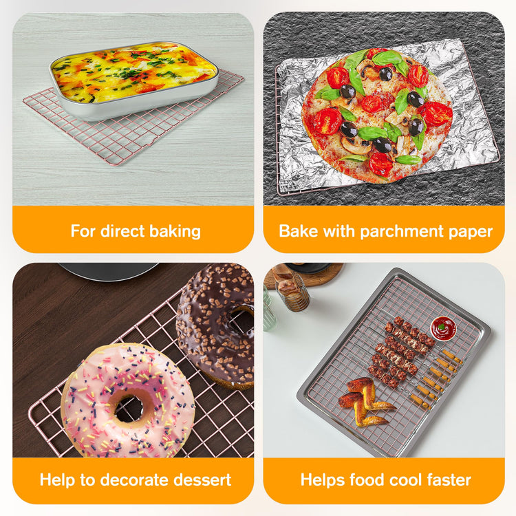 2PCS Cooling Racks for Cooking and Baking