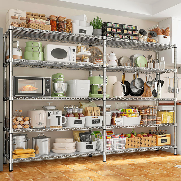 Chrome Metal Shelving
