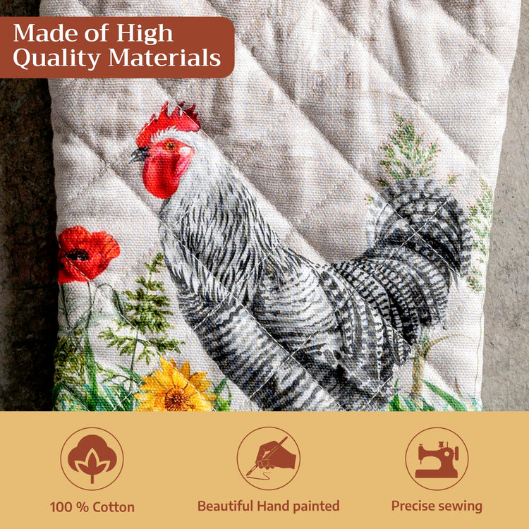 Maison d'Hermine Oven Gloves 100% Cotton Oven Mitt