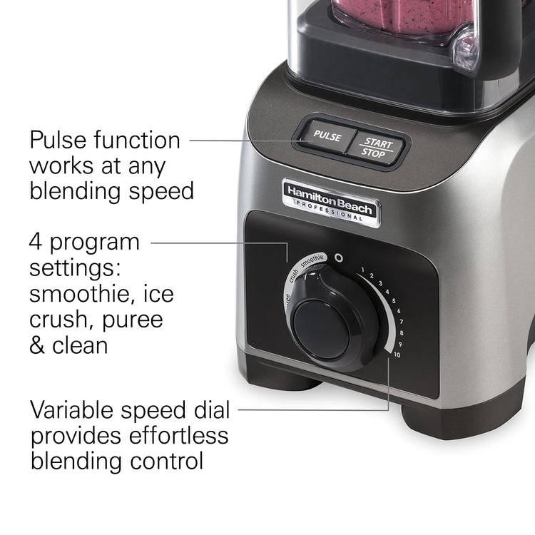 Professional 32 oz. Quiet Shield Blender for Smoothies