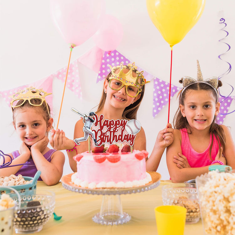 Baseball Happy Birthday Cake Topper