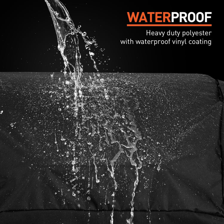 BBQ Grill Cover 55 Inch, Heavy Duty Waterproof Gas Grill Cover Fade Resistant, All Weather Protection Compatible with Weber Charbroil Nexgrill