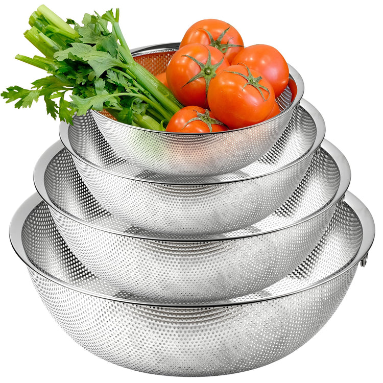 Stainless Steel Colander Set of 4 (4 Count)