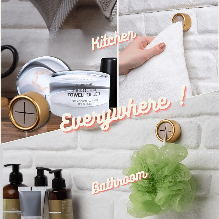Eco Friendly Towel Hooks (8 Count)