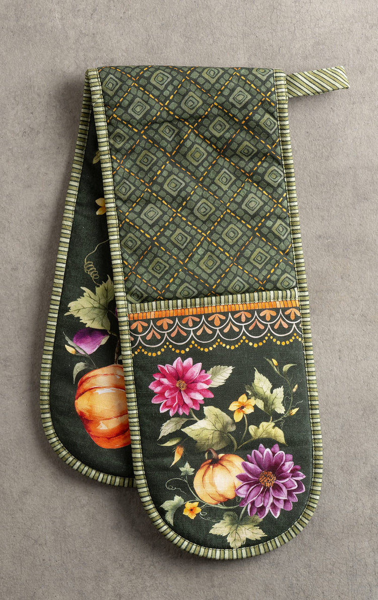 Double Oven Mitts 100% Cotton Double Oven Glove