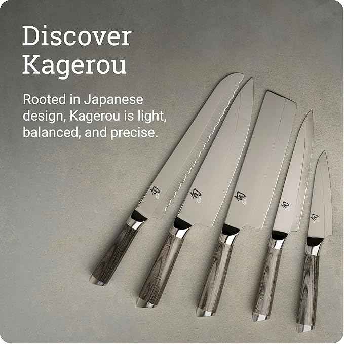 Shun Cutlery Kagerou Paring Knife 4 Inch, Small, Sharp, Nimble Cooking Knife for Peeling, Coring, Trimming and More, Precise Cutting Knife, Handcrafted Japanese Kitchen Knife
