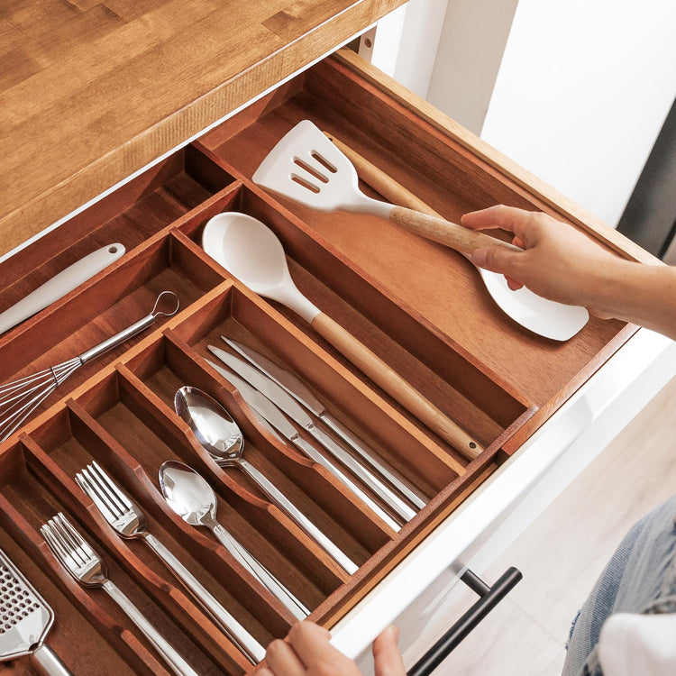 Silverware & Utensil Drawer Organizer