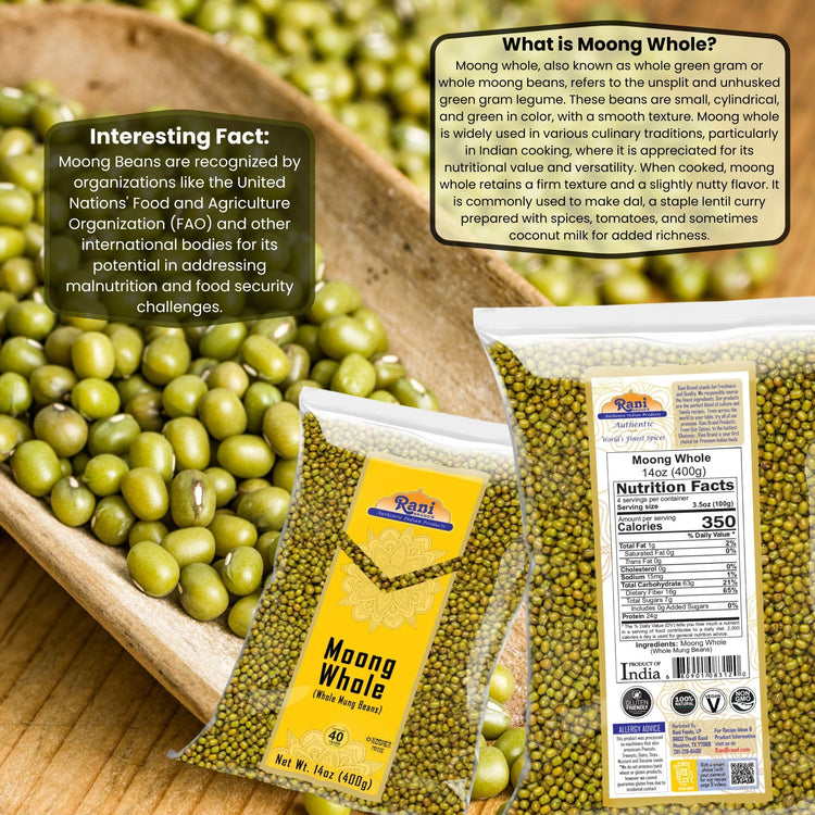 Rani Moong Whole (14 Ounce)