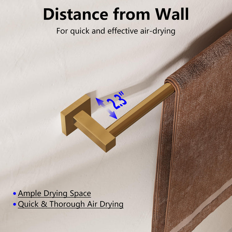 Towel Bar Towel Racks for Bathroom Wall Mounted