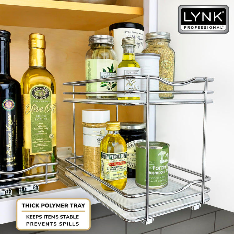 Pull Out Spice Organization for Cabinets