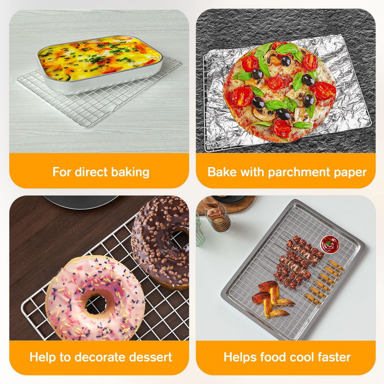 2PCS Cooling Racks for Cooking and Baking