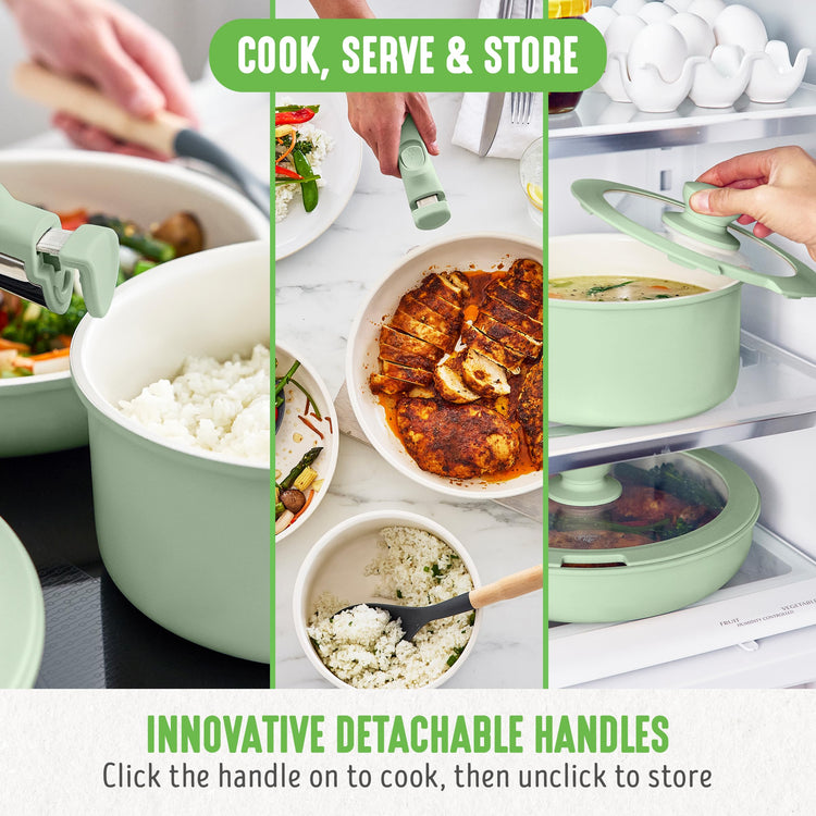 10 Piece Nonstick Pots & Pans Set