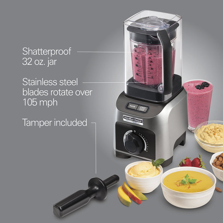 Professional 32 oz. Quiet Shield Blender for Smoothies