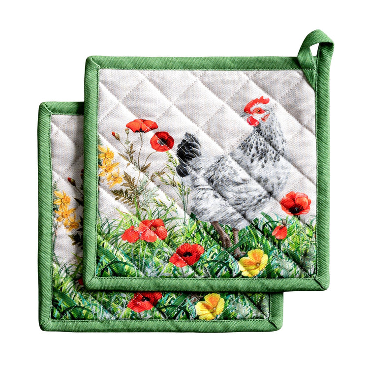 Pot Holders 100% Cotton Potholders (2 Count)