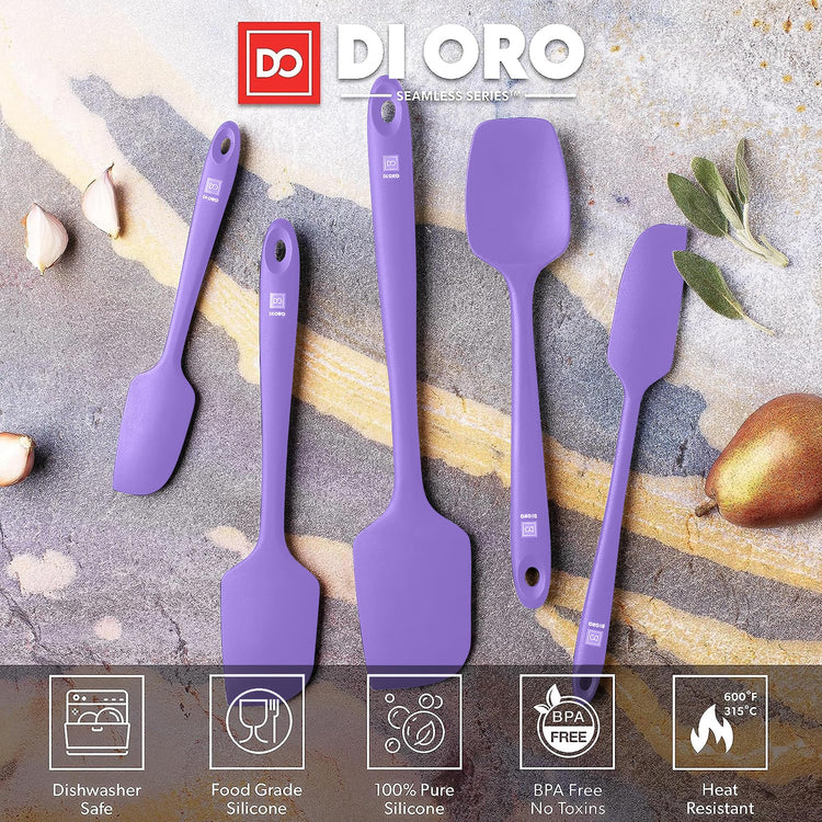 DI ORO Silicone Spatula Set (5 Count)