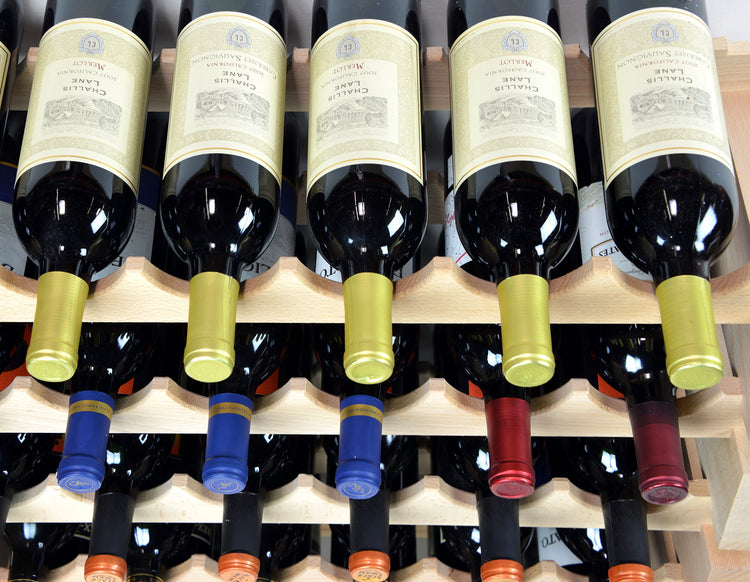Modular Wine Rack Beechwood 24 (24 Count)