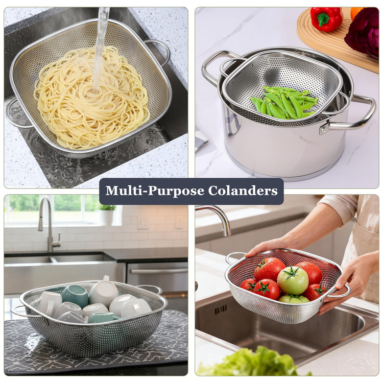 Stainless Steel Colander Set of 3 (3 Count)