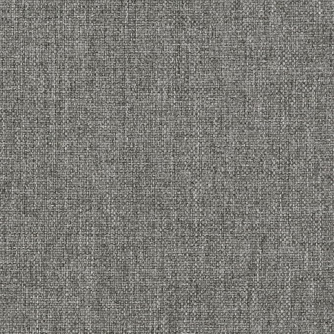 SIMPLIHOME Milltown Large Ottoman Bench - 44 inch Wide Upholstered Linen Look Fabric Rectangle Footstool Ottoman in Grey, Contemporary Bench for Bedroom or Entryway with Cushioned Seat, Assembled