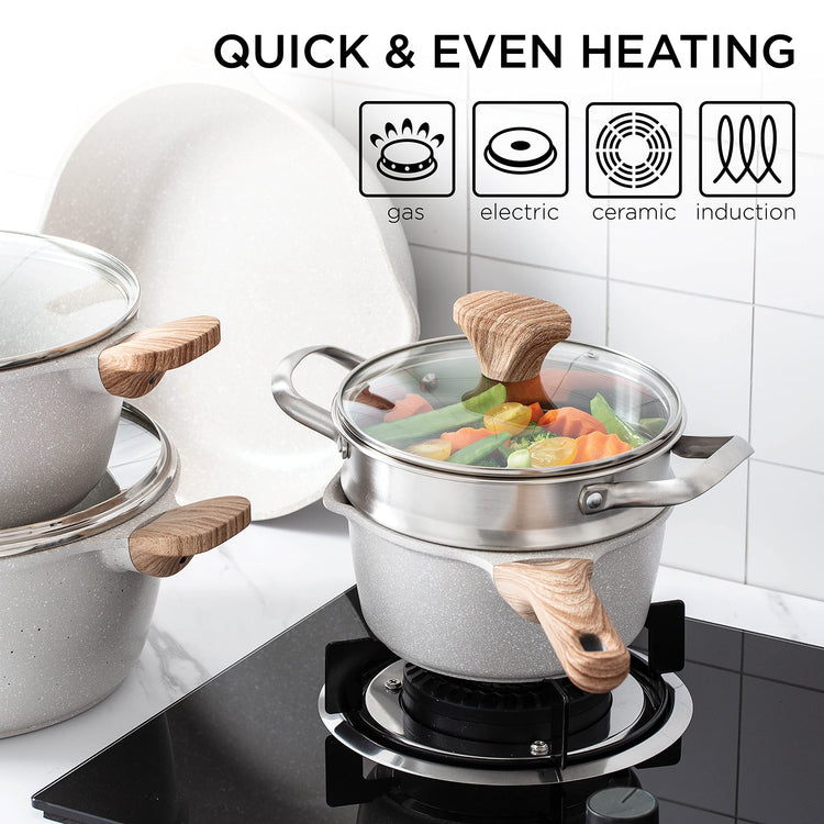 Non Stick Cast Aluminum Cookware Set