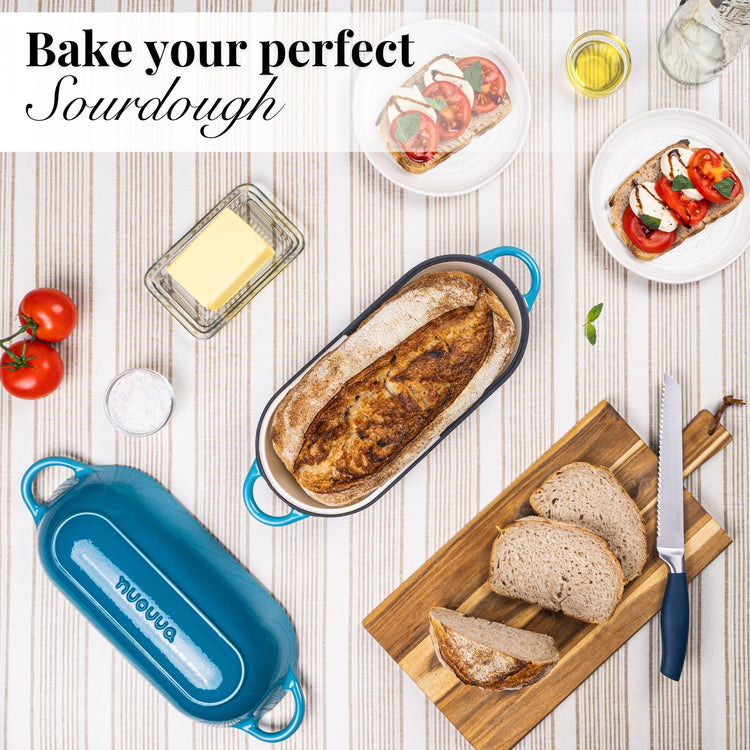 Enamelled Cast Iron Bread Loaf Pot