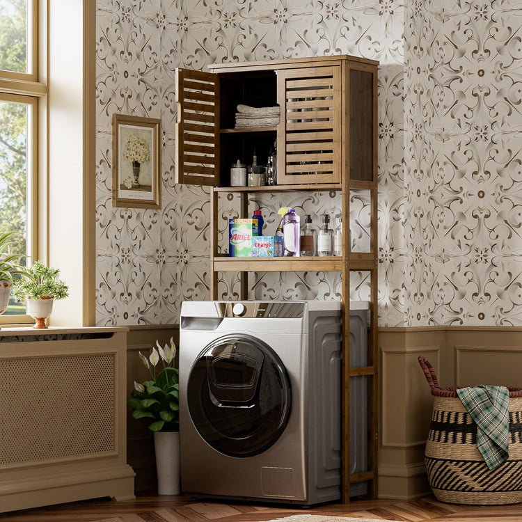 Bathroom Storage Shelf with Cabinet