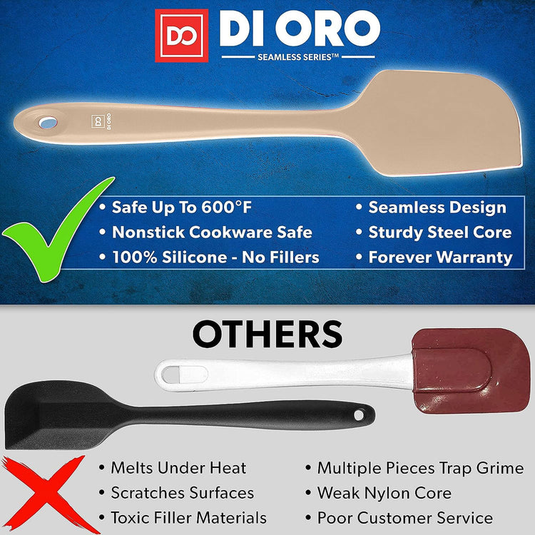 DI ORO Silicone Spatula Set