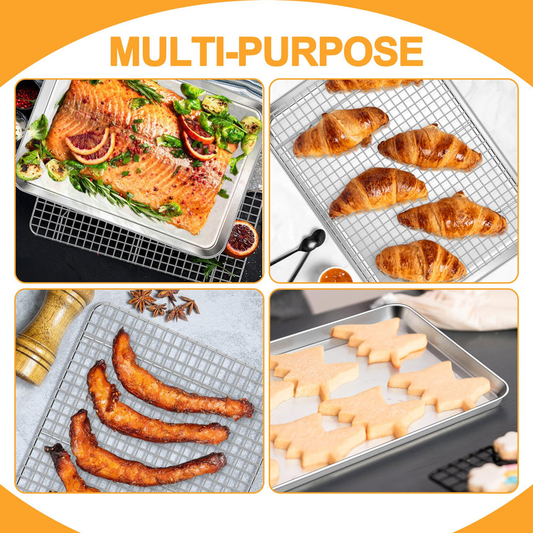 Baking Sheet with Wire Rack Set (2 Count)