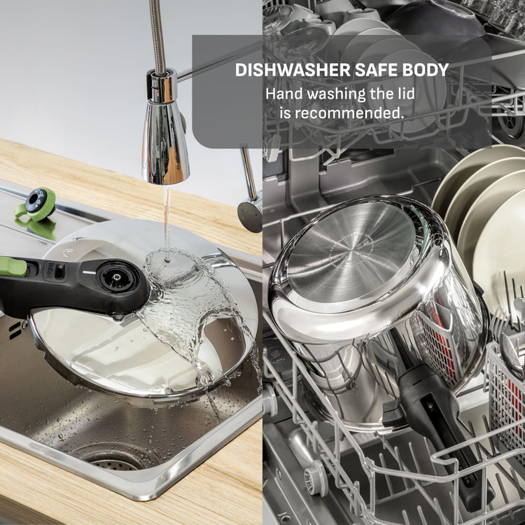 Secure Stainless Steel Stovetop Pressure Cooker