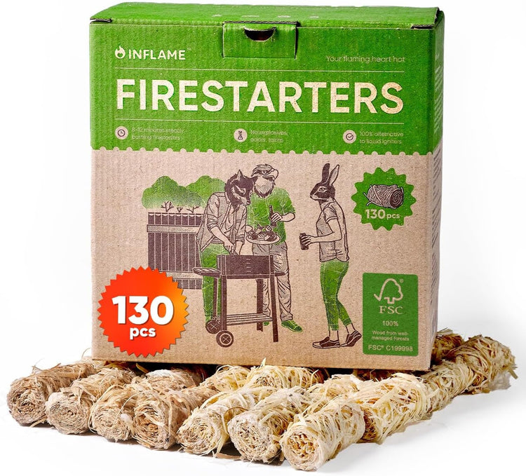 Fire Starters 130 pcs (130 Count)