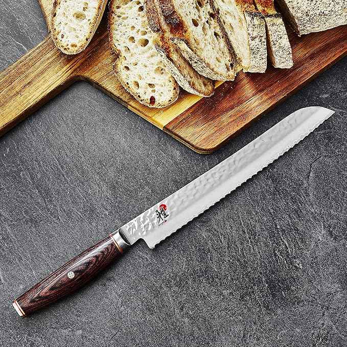 Miyabi Bread Knife, Stainless Steel, 9-inch
