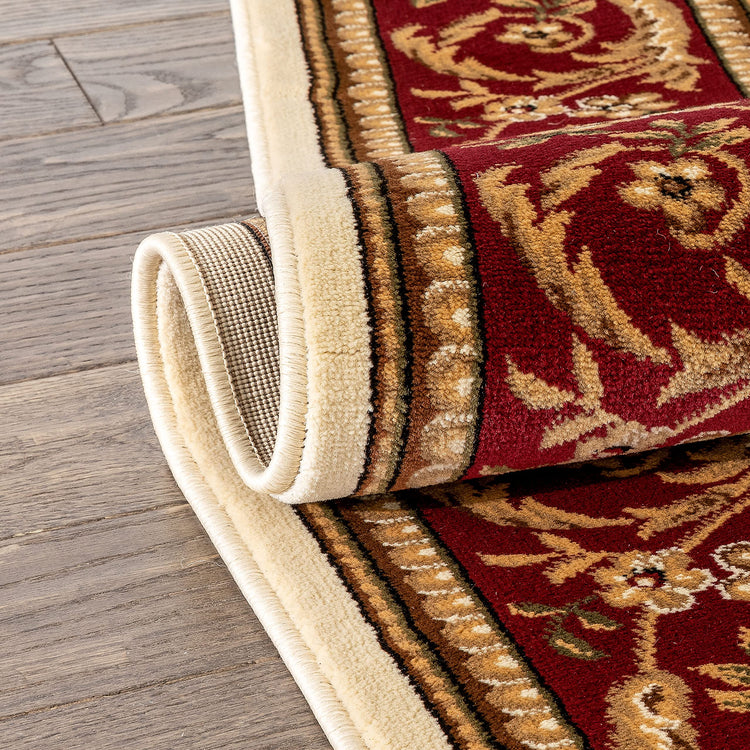 Timeless Collection Fleur De Lis Ivory 6x9 Luxurious Traditional French Aubusson Oriental Area Rug Perfect for Living Room Bedroom or Dining Room Easy (60.895 Sq Ft)