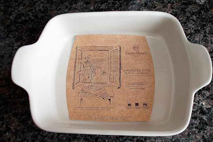 Emile Henry 11" x 8" Medium Rectangular Baker - Modern Classics Collection | Sugar