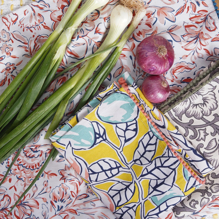 Printed Kitchen Dish Bar and Tea Towels Cotton (6 Count)