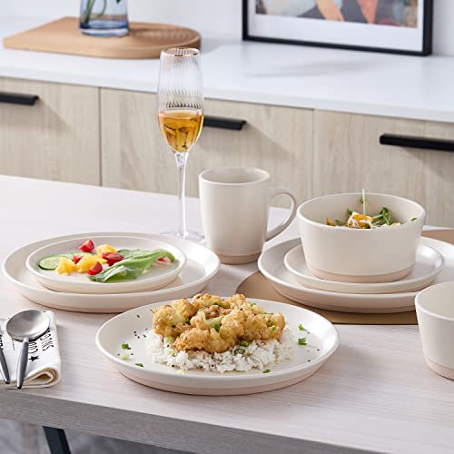 Jules Modern Stoneware 32 (32 Piece - Service for 8 / Off-White)
