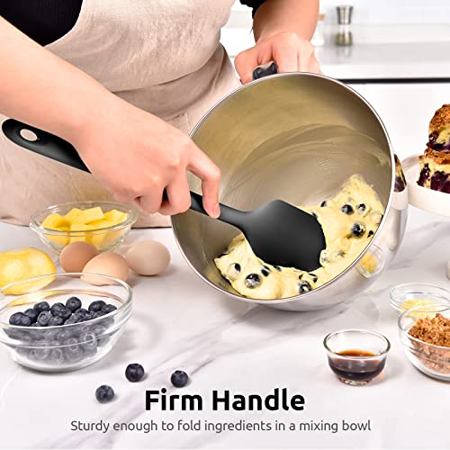 14in Extra Large Silicone Spatula (Black / 14 in (extra large spatula))