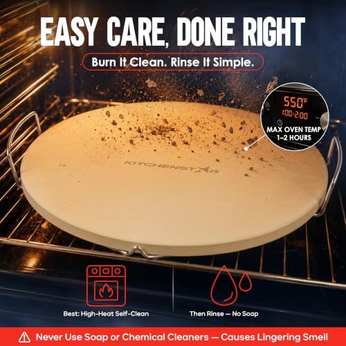 14 Inch Pizza Stone for Oven and Grill (14 inch)