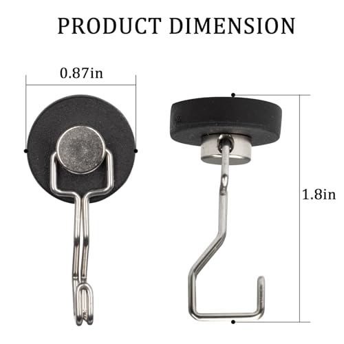 Rubber Coated Magnetic Hooks for Cruise Ship Cabin (Sliver)