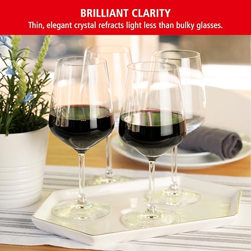 Style Red Wine Glasses Set of 4 (Red Wine Glasses)