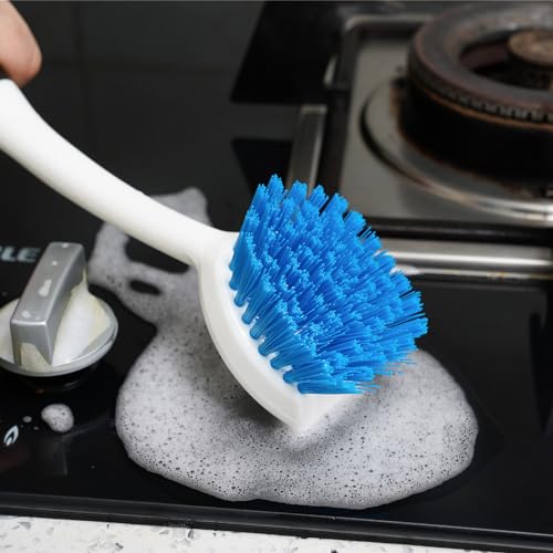 Dish Brush Set of 3 with Bottle Brush (Round Head)
