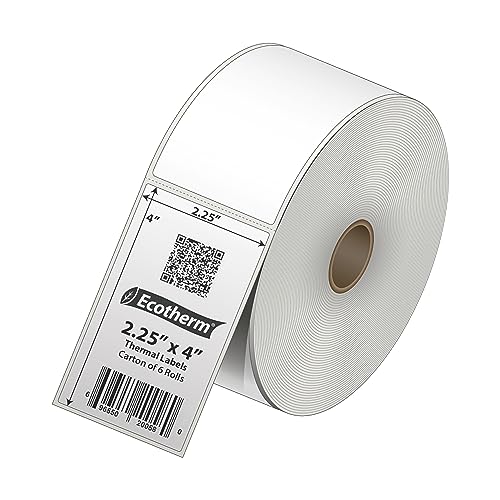 2.25" x 4" Thermal Labels (2.25 x 4 - 4200 Labels)