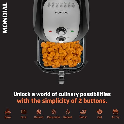 Air Fryer 8 in (Black - 8.6 QT)