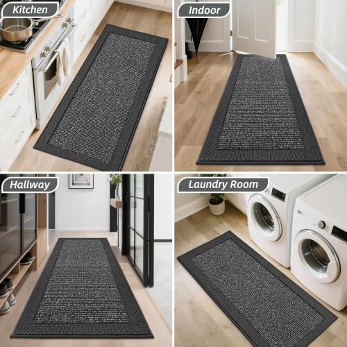 Indoor Door Mat 24" x 60" (Charcoal / 24" X 60" (Rectangular))