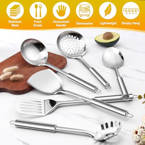 Stainless Steel Kitchen Utensil Set of 6