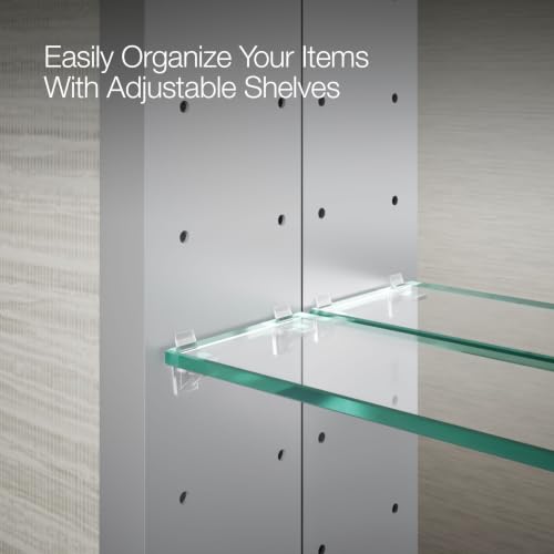 Frameless Bathroom Mirror Medicine Cabinet (Beveled Edge / 20 in. x 26 in.)