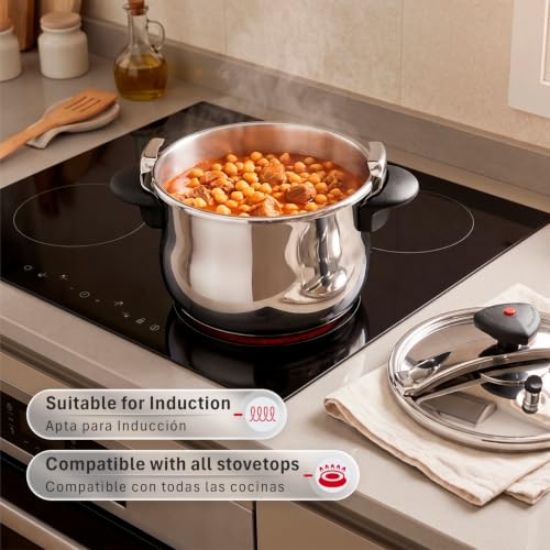 Star Belly 6.3 Qt Stainless Steel Pressure Cooker (6.3 Quarts)