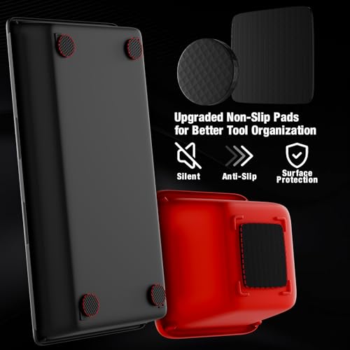 Toolbox Organizer Trays (Red & Black 47PCS)