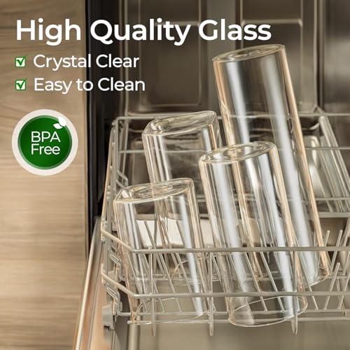 Glass Storage Containers with Lids 0.8 Qt (0.8 Qt x 6)