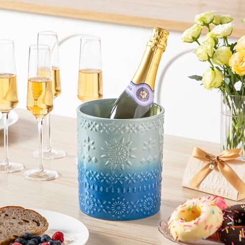 7.2"+5.4" Ceramic Utensil Holder Set of 2 (Oceans / 7.2"+5.4" (Set of 2))
