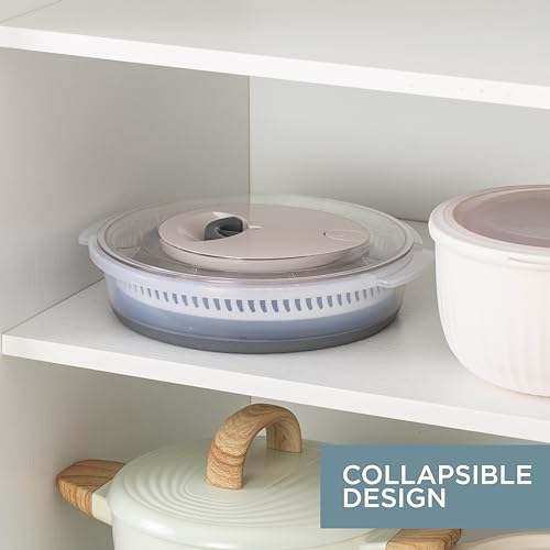 Collapsible Salad Spinner (Gray)