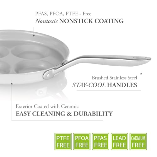 CeraTerra Ceramic Nonstick 4 (Egg Pan)